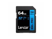 Memoria SDXC Lexar 800X Pro 64GB Blue Series
