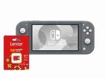 Consola Nintendo Switch lite gris + micro SD 256 GB