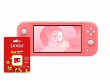 Consola Nintendo Switch lite rosado + micro SD 256 GB