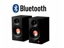 Parlantes Edifier MR3 de estudio negros bluetooth