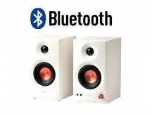 Parlantes Edifier MR3 de estudio blancos bluetooth