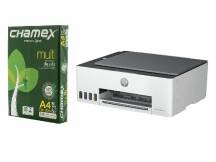Impresora multifuncion HP Smart Tank 520 + resma A4