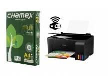 Impresora multifuncion + resma A4