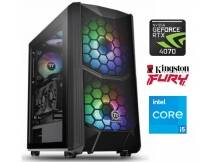 Equipo Gamer Core i5 14400F, 32GB, 1TB NVMe, RX9060XT 8GB