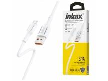 Cable Inkax Micro USB 3.1A blanco 1M