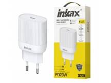 Cargador Inkax USB-C PD 20W blanco