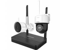 Kit Hikvision NVS Wifi + 2 camaras 4MP exterior