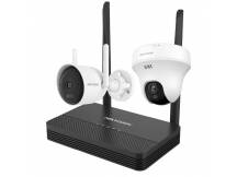 Kit Hikvision NVS Wifi + camaras 4MP y 5MP exterior