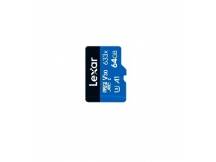 Memoria microSDXC Lexar 64GB 633x UHS-I Blue Series