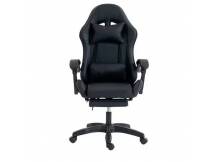 Silla Gamer ergon�mica con masajes y apoyapies negra