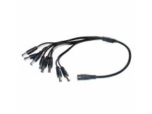 Splitter de cables de poder para camaras CCTV 1 a 8