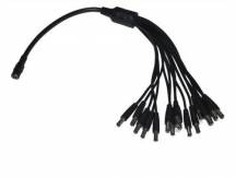 Splitter de cables de poder para camaras CCTV 1 a 16