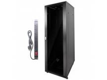 Rack Hikvision 18U + PDU de 6 unidades