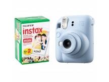 Camara Fujifilm Instax Mini 12 azul + papel x 20
