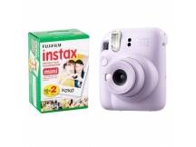 Camara Fujifilm Instax Mini 12 lila + papel x 20
