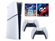 Consola Sony Playstation 5 Slim Digital + Joystick extra Sony + 2 juegos