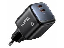 Cargador Unitek 45W Dual USB-C GaN