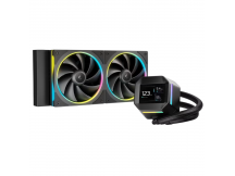 Cooler Liquido DeepCool LM240 Pantalla LCD ARGB Negro