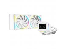 Cooler Liquido DeepCool LM240 Pantalla LCD ARGB Blanco