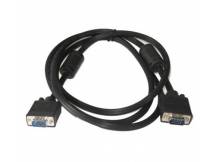 Cable VGA 5m negro con filtros