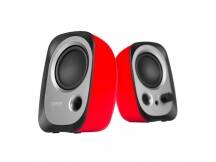 Parlantes 2.0 Edifier R12U 4W RMS USB Rojo