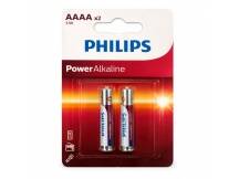 Pila Alcalina Philips LR8D425 AAAA 1.5V Blister x 2 unidades