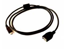 Cable adaptador de micro USB macho a USB hembra