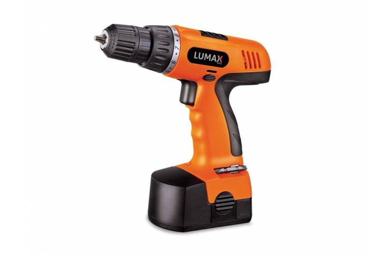 Taladro portatil a bateria LUMAX