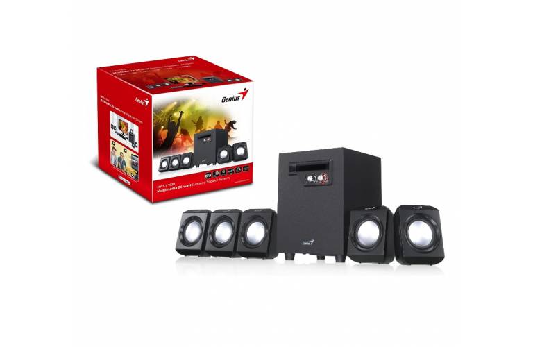 Parlantes 5.1 Genius alta fidelidad 26 watts