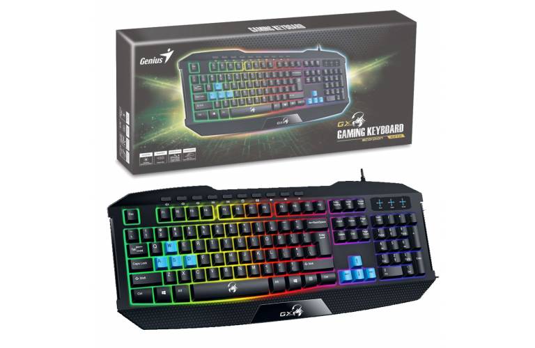 Teclado Genius Scorpion K215 gamer retroiluminado espaol usb