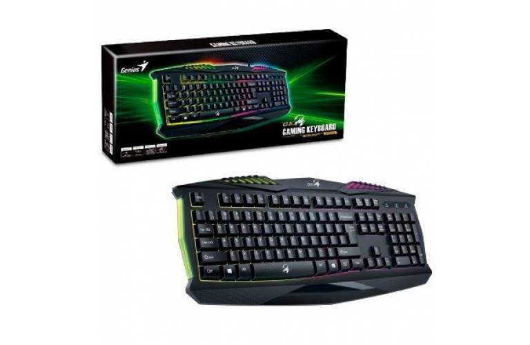 Teclado Genius Scorpion K220 gamer retroiluminado espaol usb