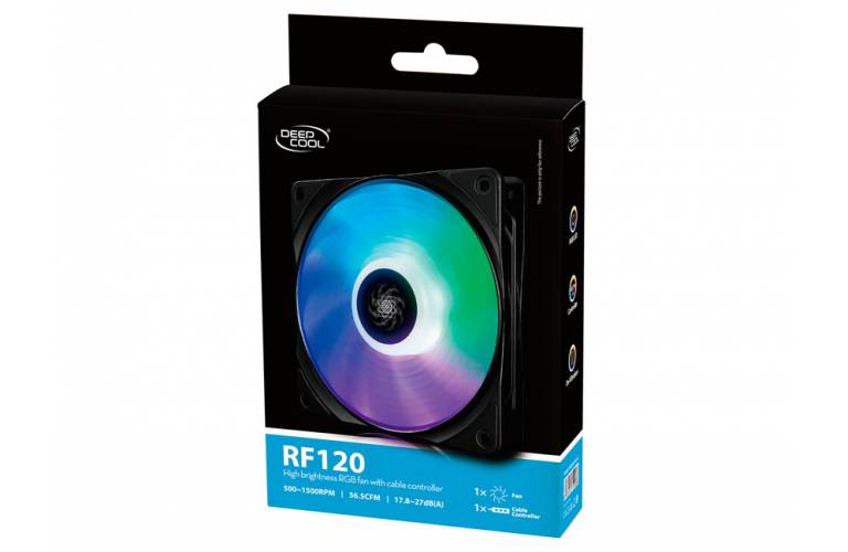 Fancooler Deepcool 12CM RGB c/controlador PWM