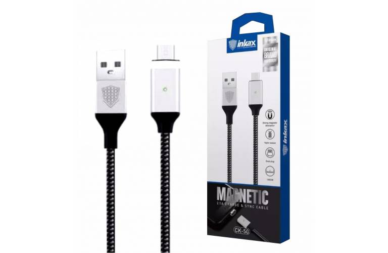 Cable Inkax MicroUSB 2.1A magnético
