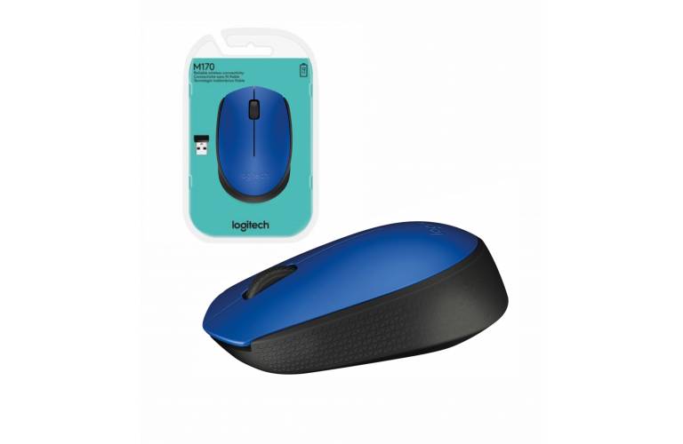 Mouse Logitech M170 inalmbrico azul