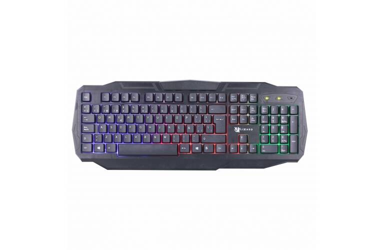 Teclado X-Lizzard gamer RGB en espaol usb