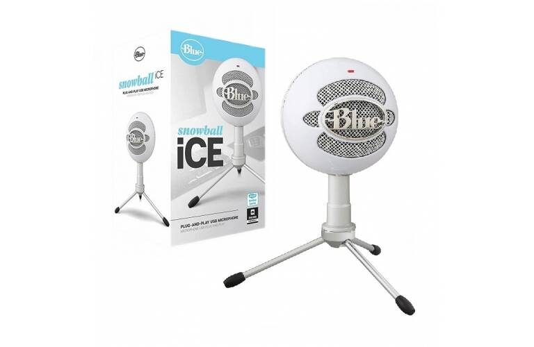 Microfono Logitech Snowball Ice blanco