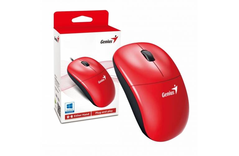Mouse Genius DX-135 USB G5 Rojo