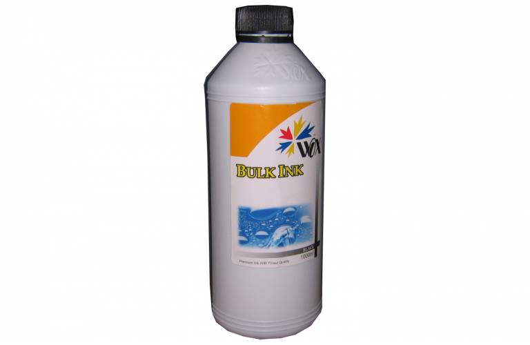 Tinta wox a granel 1 litro color negro