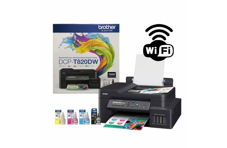 Impresora Brother Multifuncion Wi-fi DCP-T820DW 