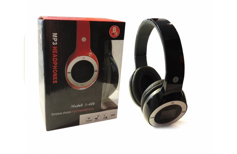 Audfono Xtreme D420 inalmbrico con MP3 c/lector de tarjetas